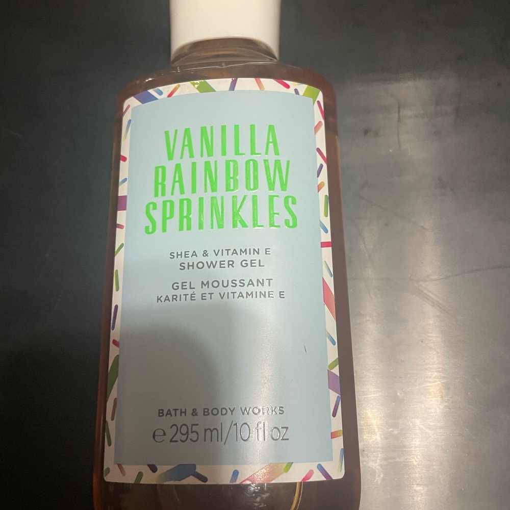 Bath & Body Works Vanilla Rainbow Sprinkles Shower Gel